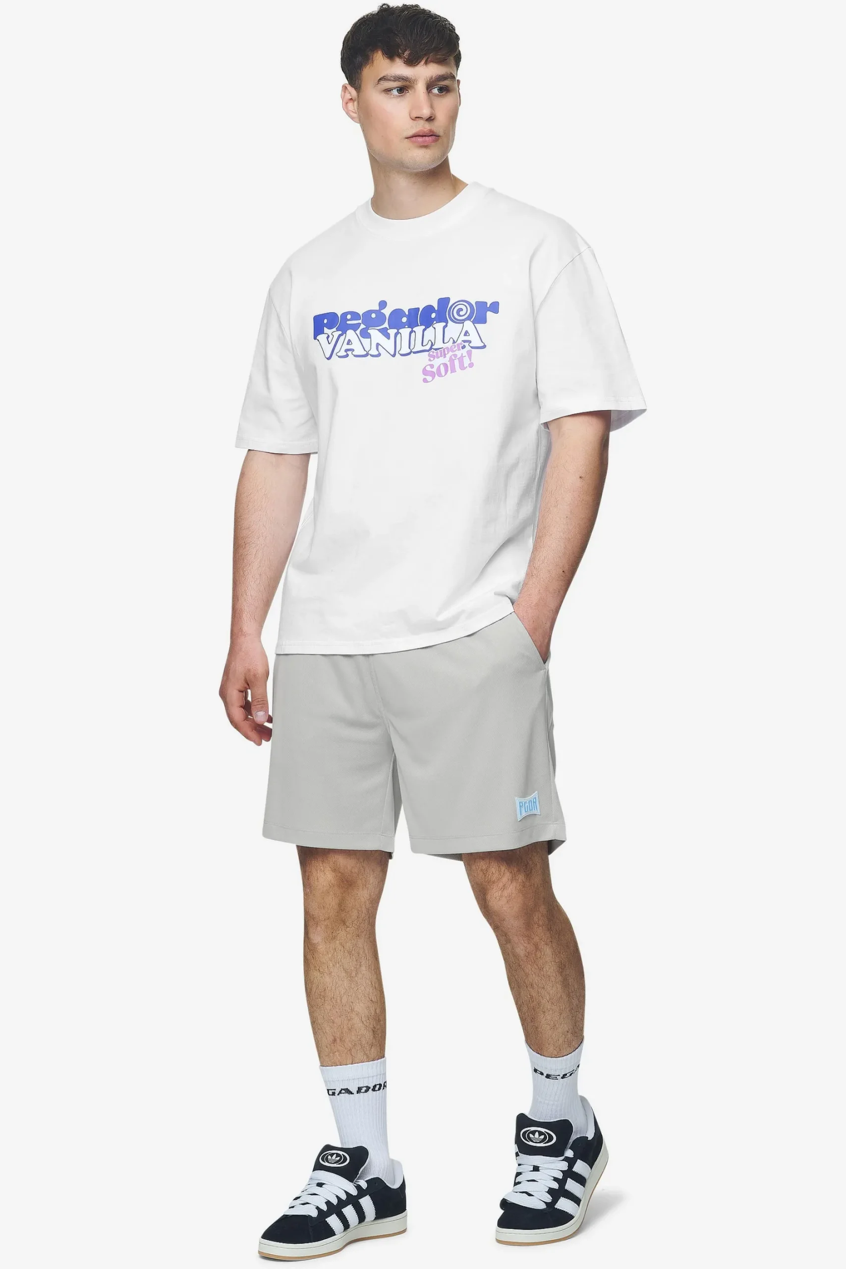 Pegador Shorts|Sutro Mesh Shorts Pearl grey