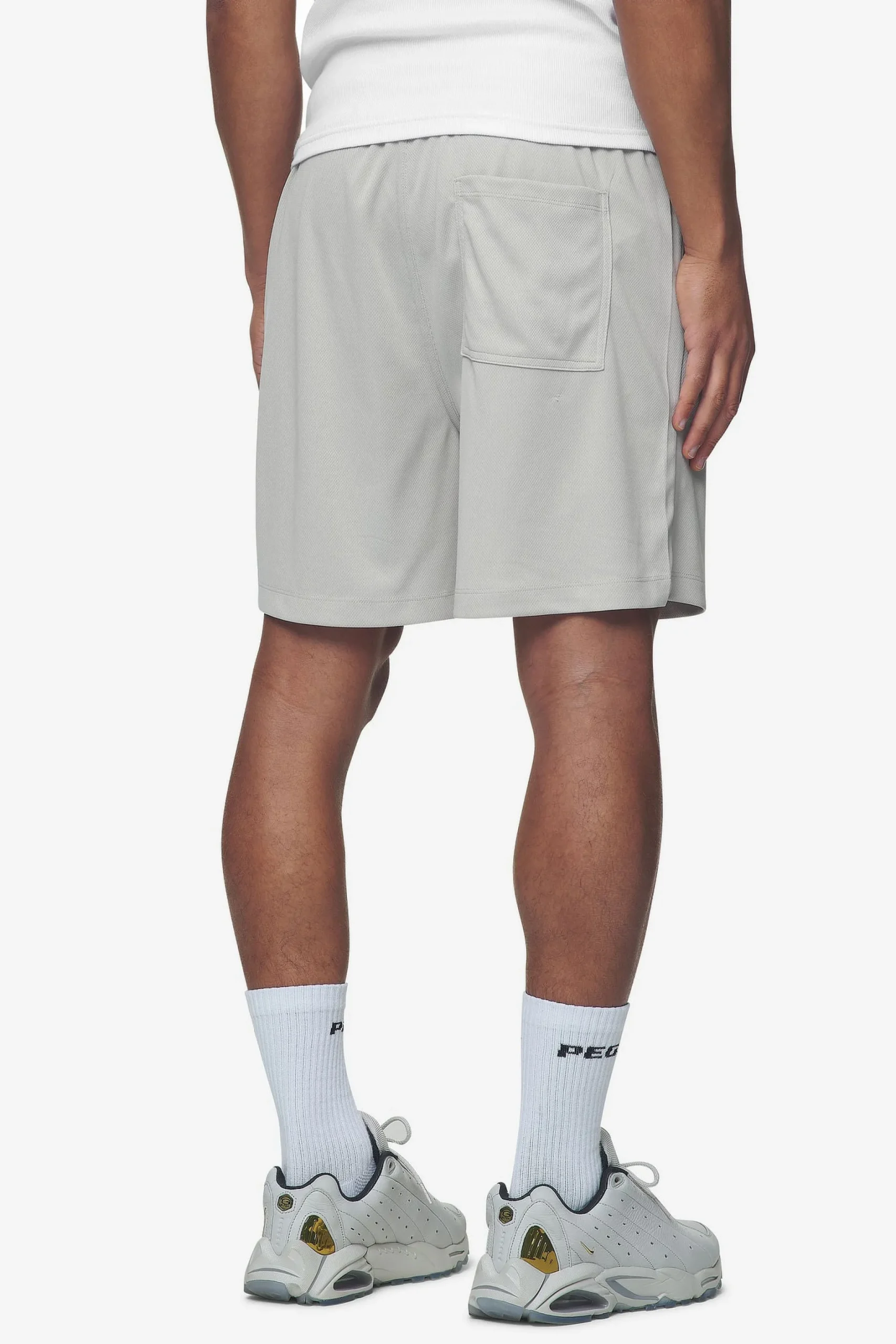 Pegador Shorts|Sutro Mesh Shorts Pearl grey