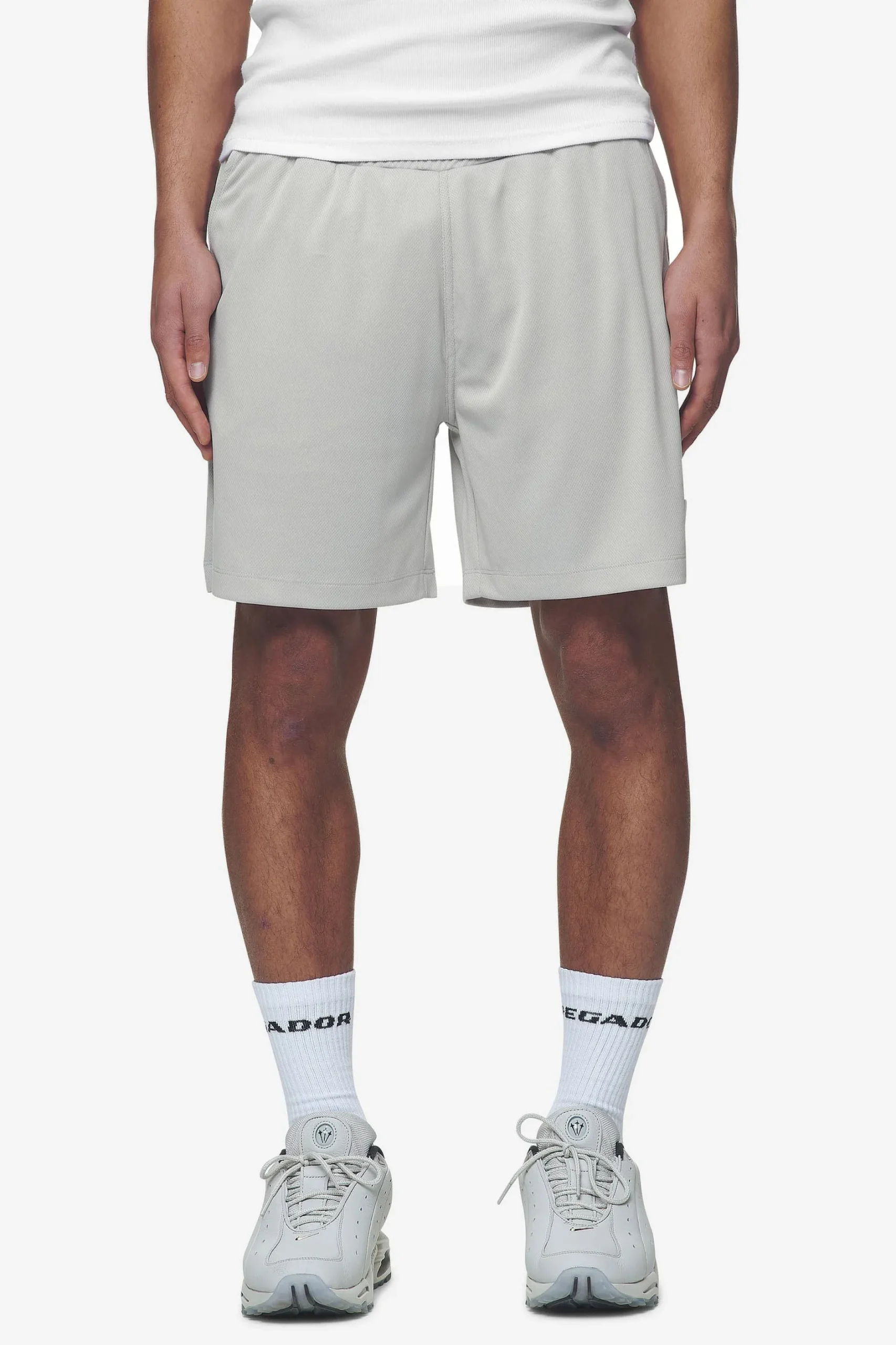 Pegador Shorts|Sutro Mesh Shorts Pearl grey