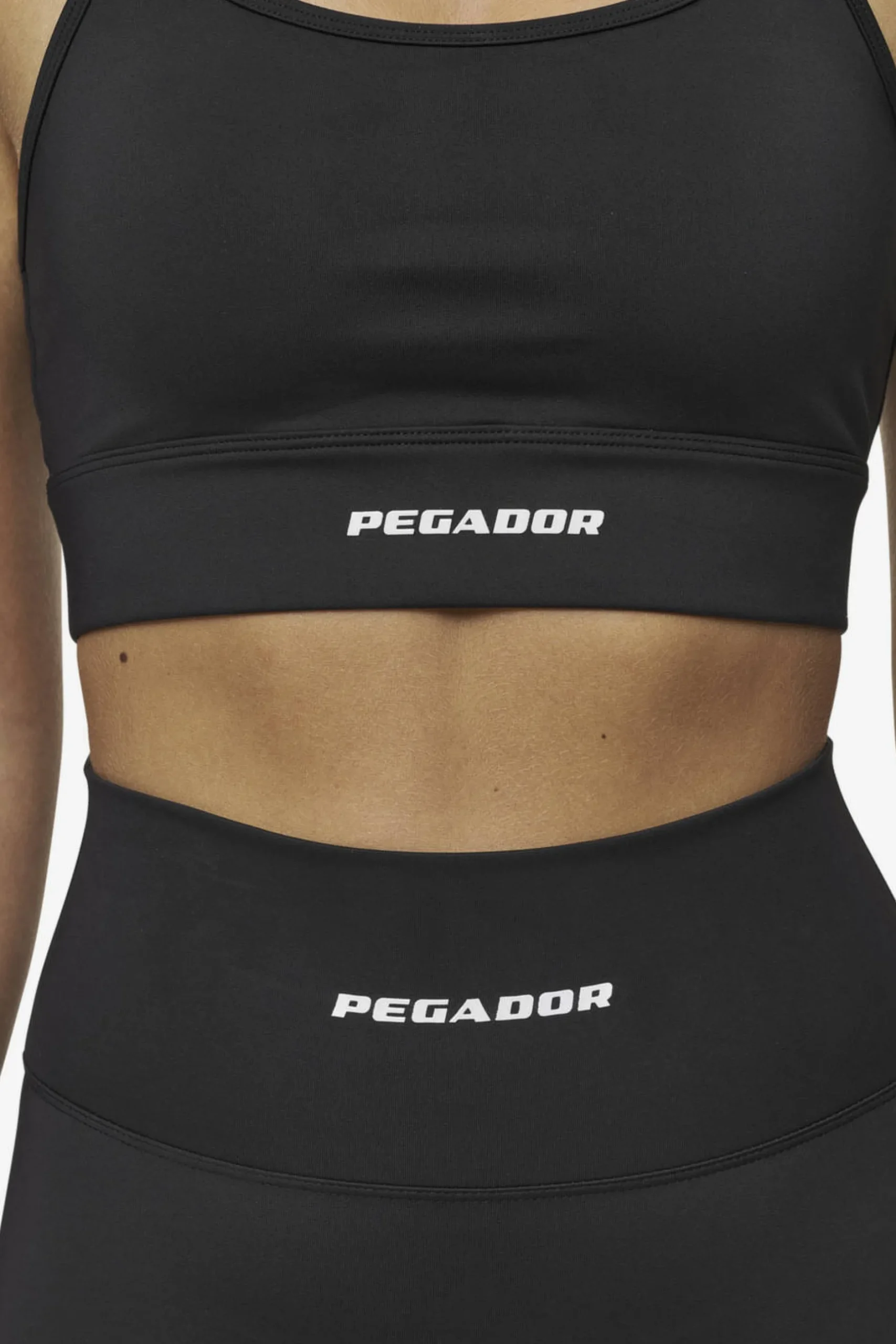Pegador Tops|Taja Sport Bra White Black