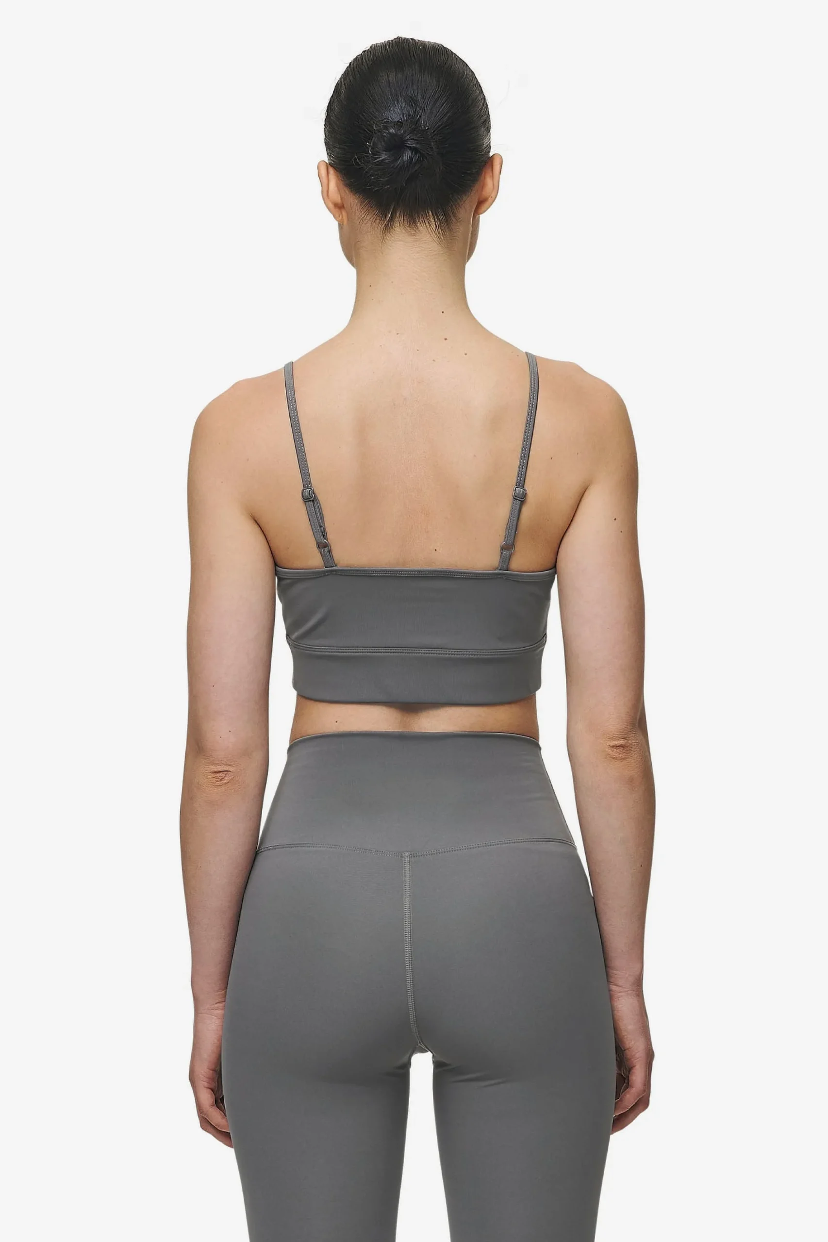 Pegador Tops|Taja Sport Bra Deep Grey White