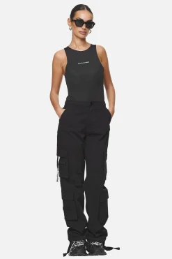Pegador Pants|Tanami Wide Cargo Pants  Black