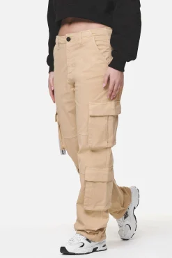 Pegador Pants|Tanami Wide Cargo Pants Washed Safari Sand