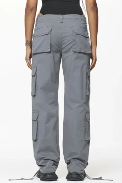 Pegador Pants|Tanum Wide Cargo Pants Anthracite Grey