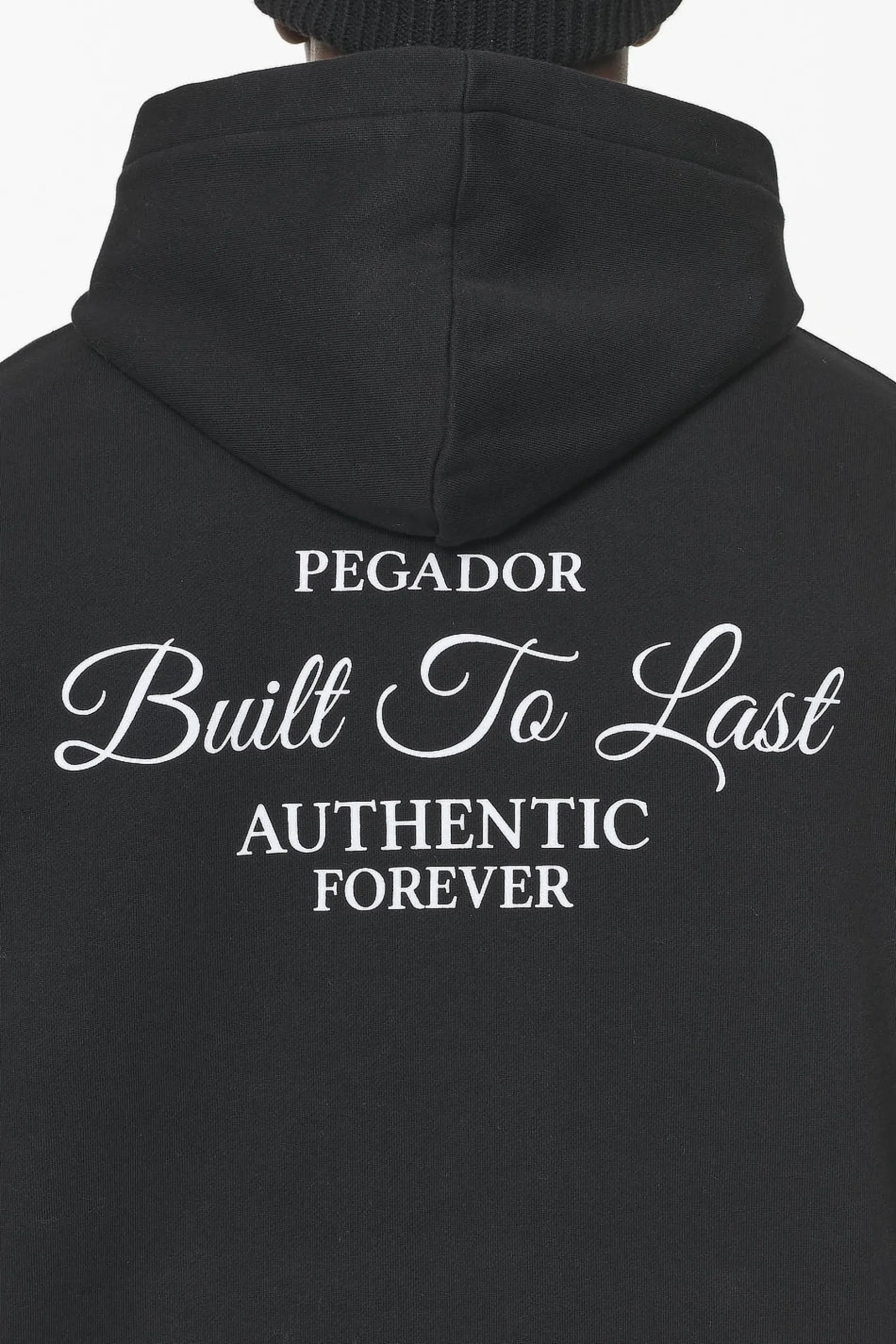 Pegador Hoodies|Tavery Oversized Hoodie Vintage Washed Onyx Black