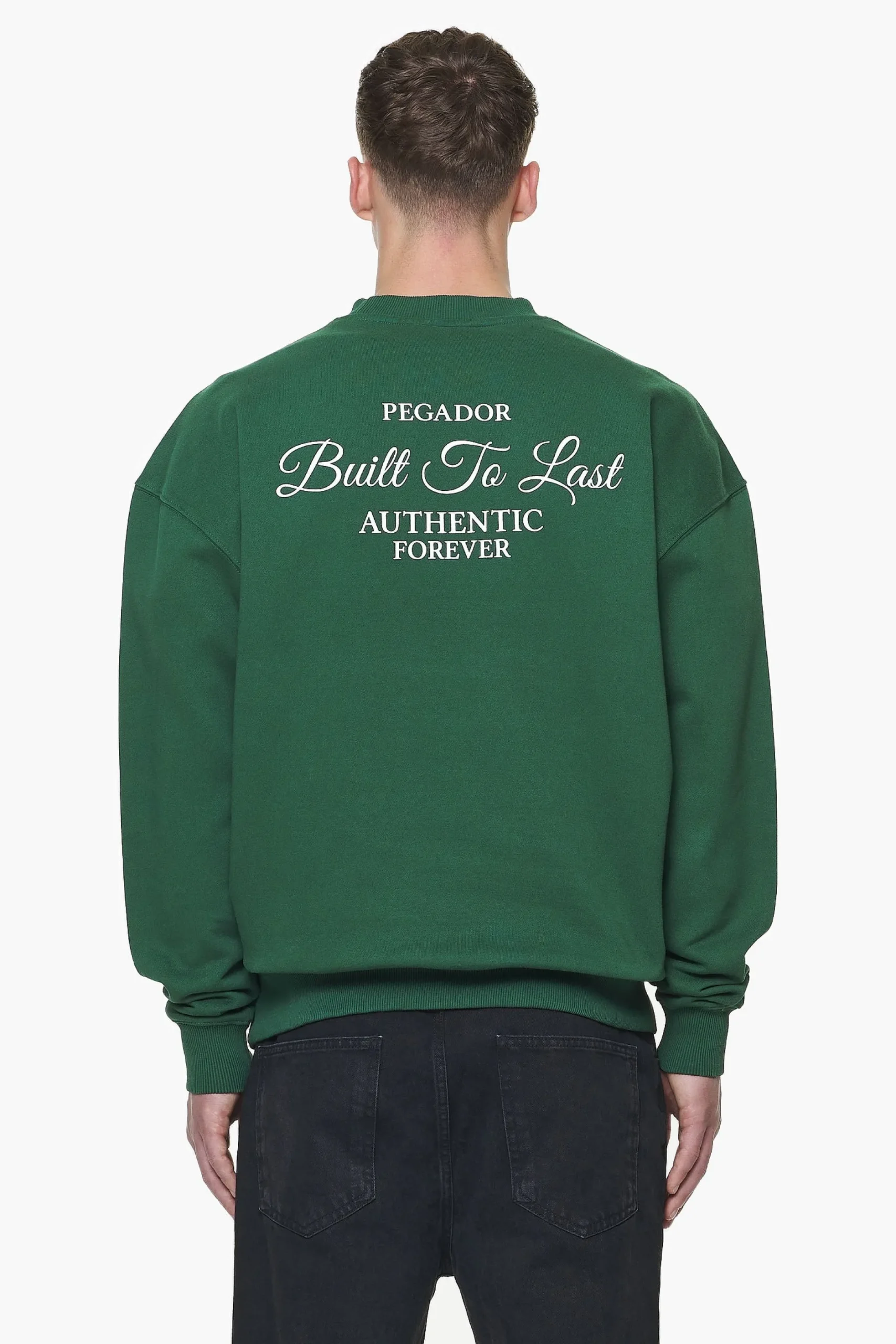 Pegador Sweaters|Tavery Oversized Sweater Vintage Washed British Green