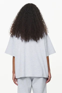 Pegador Tees|Thames Heavy Oversized Tee Grey Melange