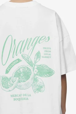 Pegador Tees|Tia Heavy Oversized Tee White