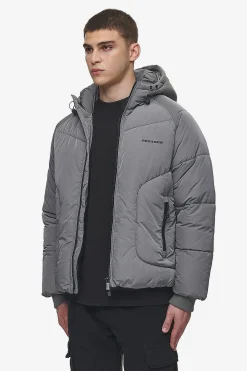 Pegador Jackets|Toby Crushed Raglan Puffer Jacket Anthracite