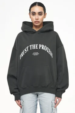 Pegador Hoodies|Topa Oversized Hoodie Vintage Washed Iron Grey