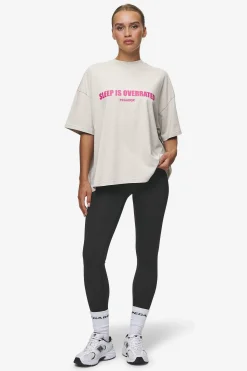 Pegador Tees|Tori Heavy Oversized Tee Washed Moon Grey