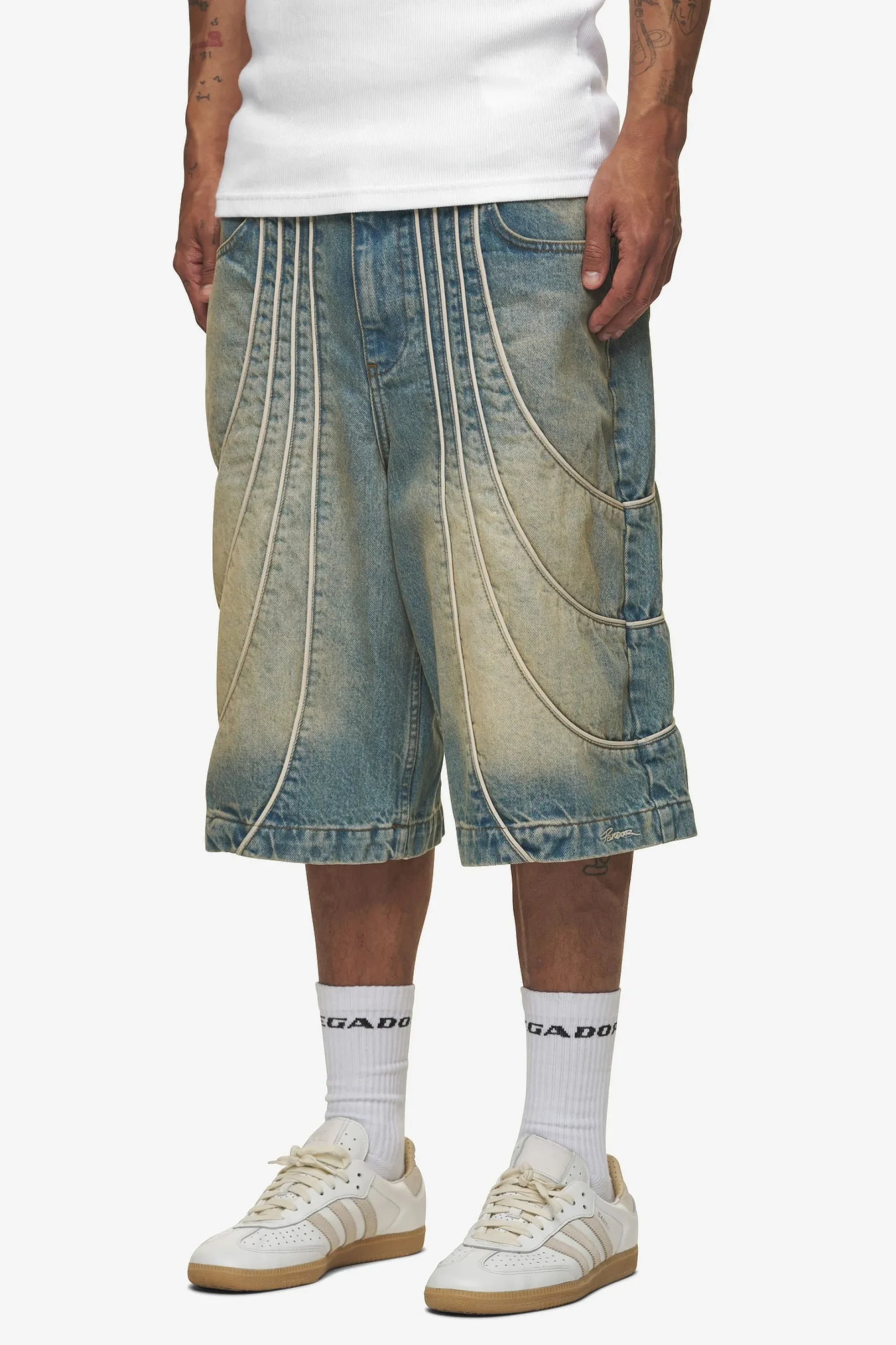Pegador Shorts|Treasure Jorts Vintage Blue