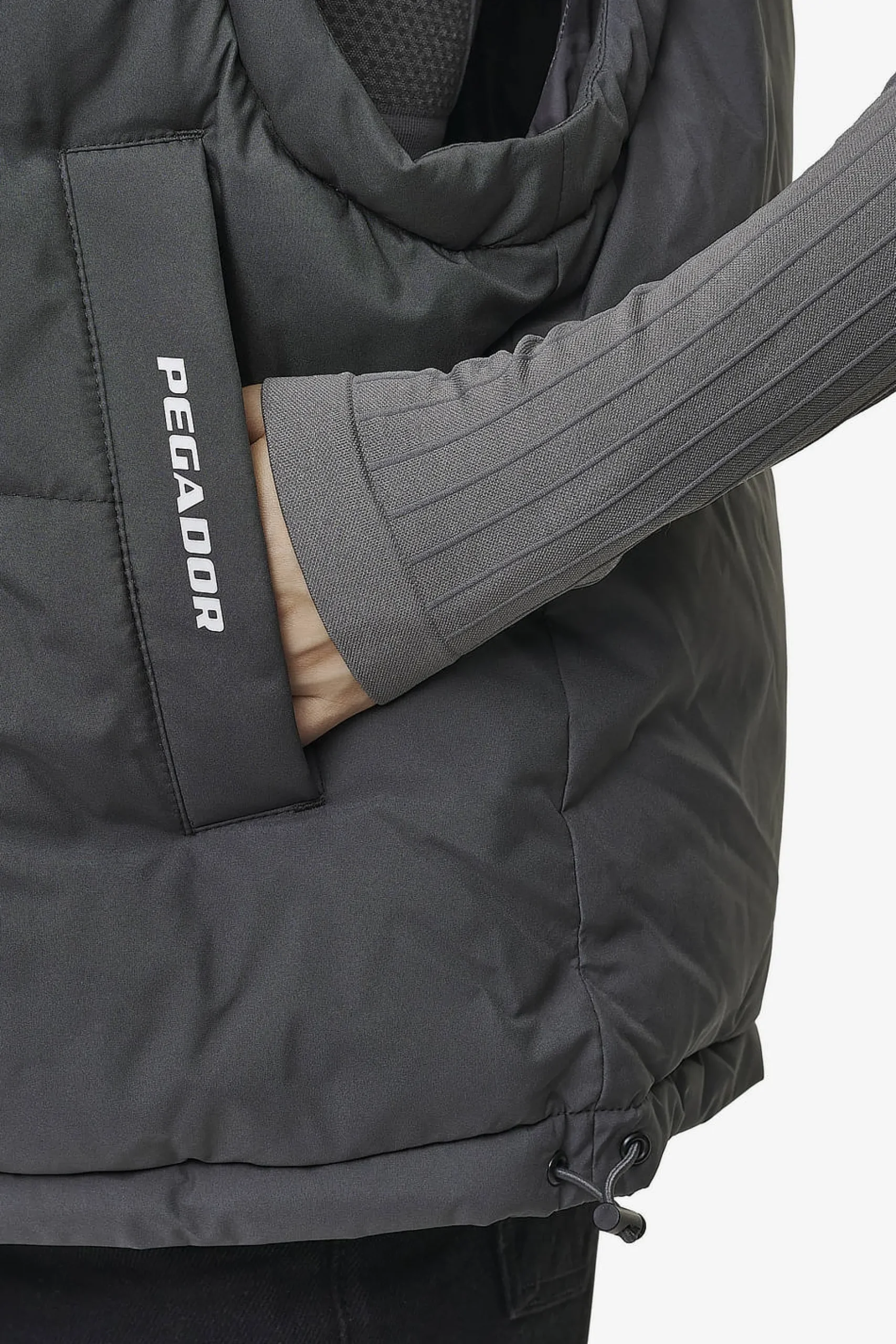 Pegador Jackets|Trixy 4 In 1 Reversible Puffer Jacket Anthracite