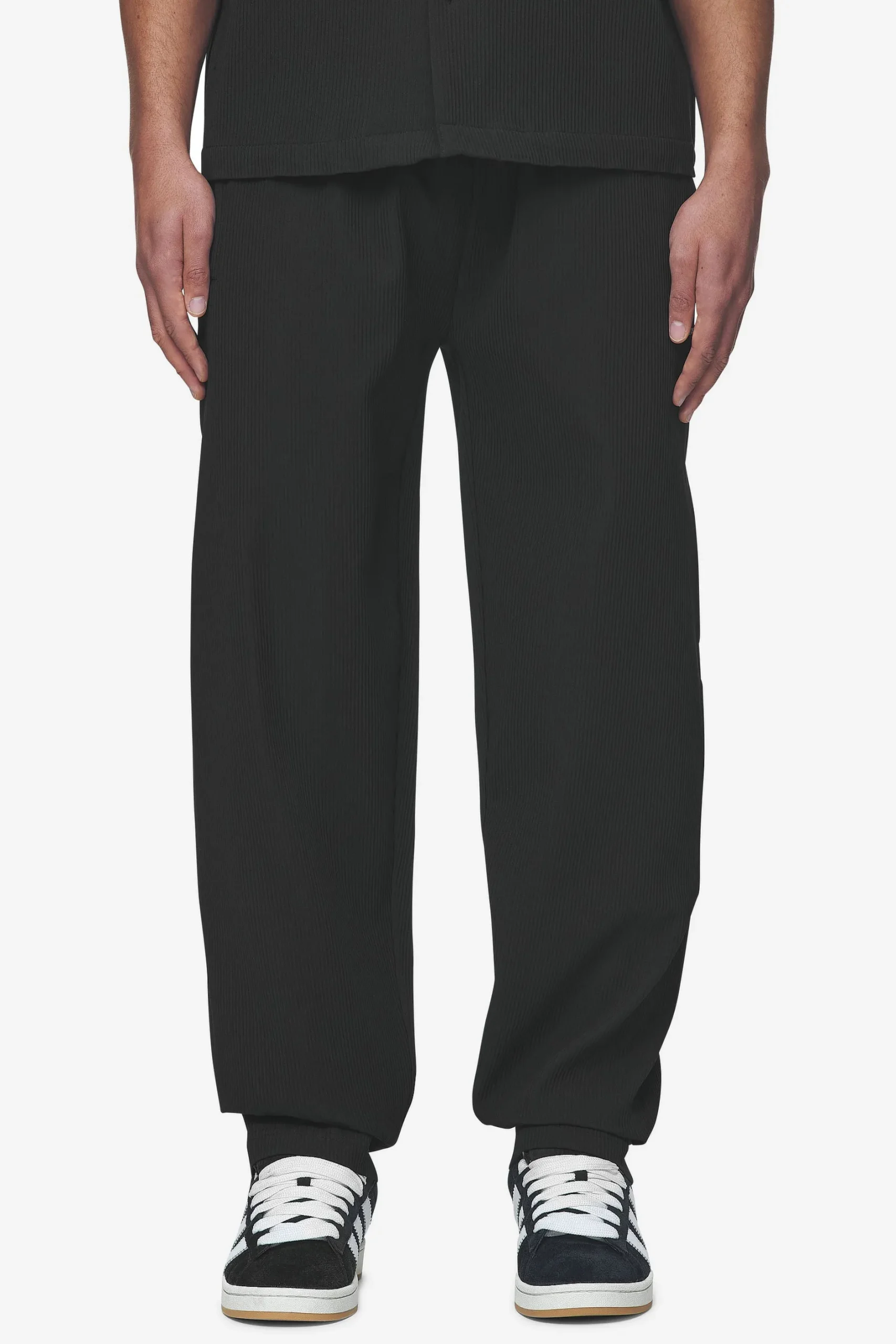 Pegador Pants & Joggers|Troy Plissee Pants Black