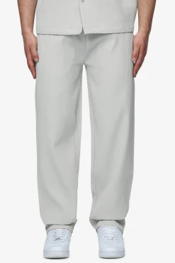 Pegador Pants & Joggers|Troy Plissee Pants Pearl grey