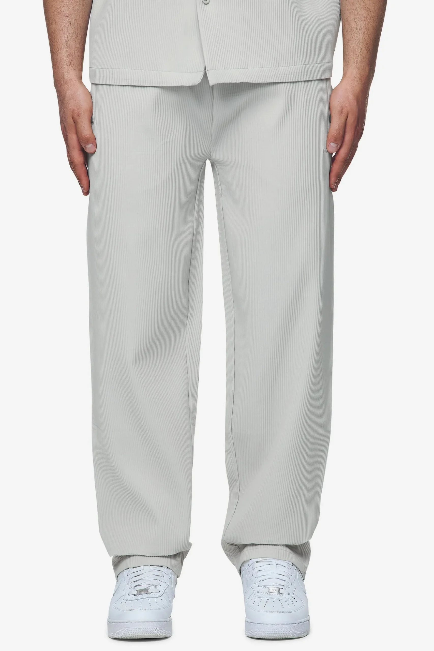 Pegador Pants & Joggers|Troy Plissee Pants Pearl grey