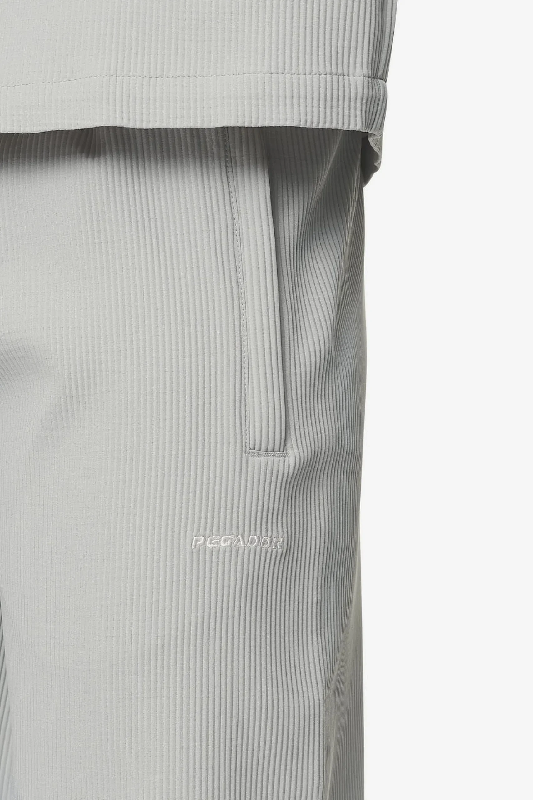 Pegador Pants & Joggers|Troy Plissee Pants Pearl grey