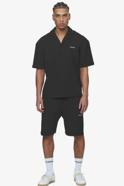 Pegador Shirts|Troy Plissee Summer Shirt Black