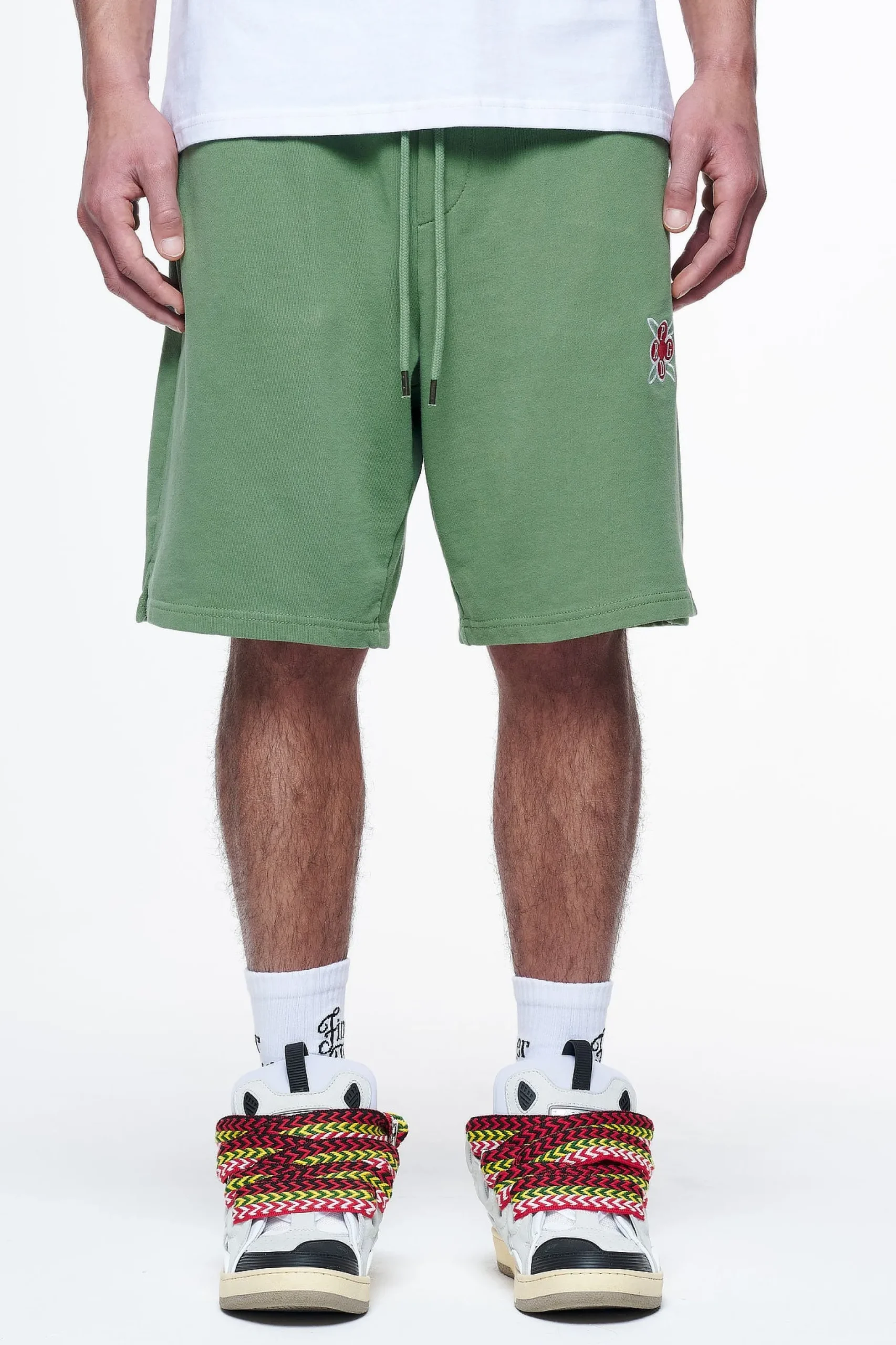 Pegador Shorts|Tyler Sweat Shorts Vintage Washed Cypress Green