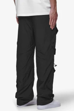 Pegador Cargos|Varick Wide Tech Cargo Pants Black