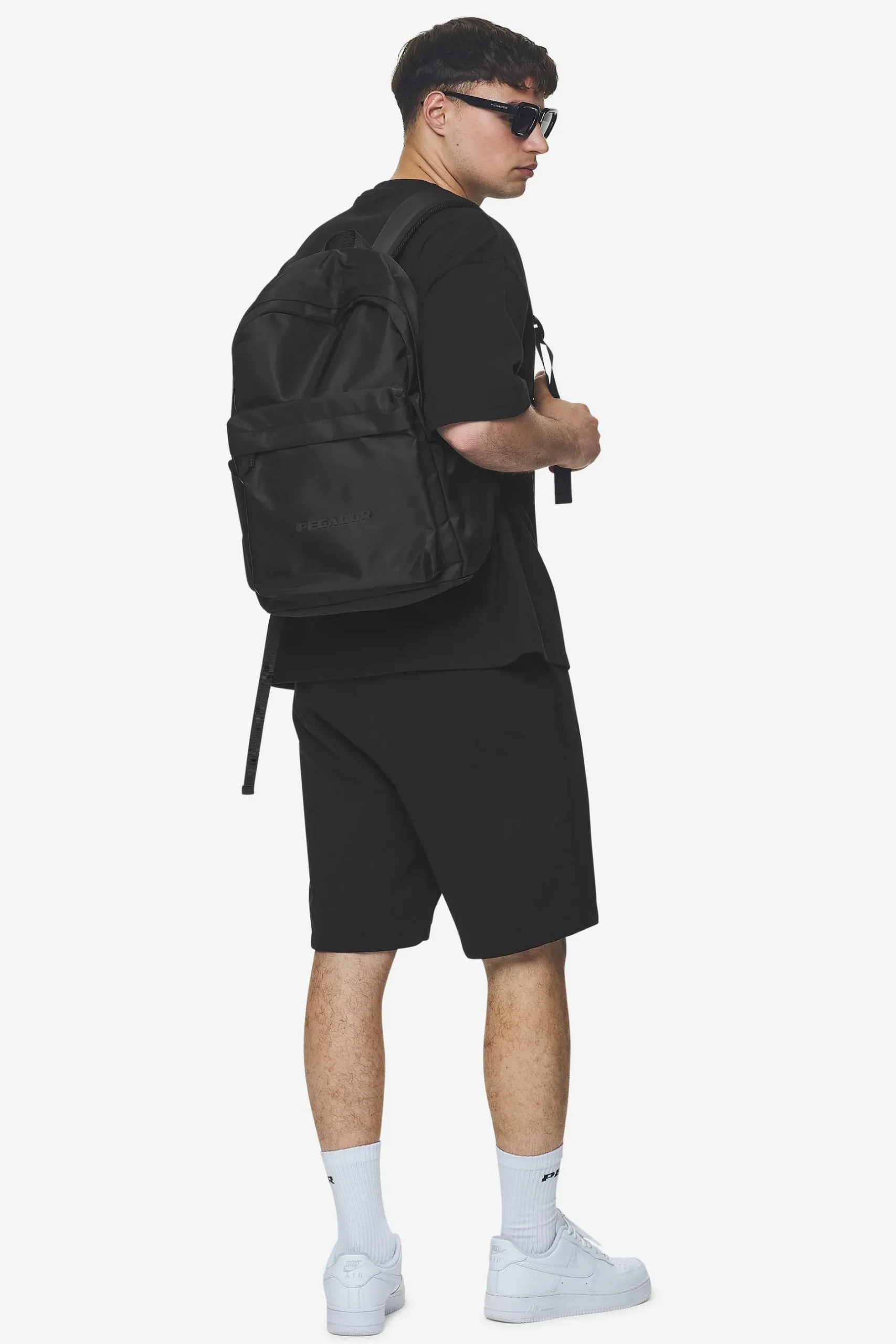 Pegador Bags|Bags|Ventnor Logo Nylon Backpack Black