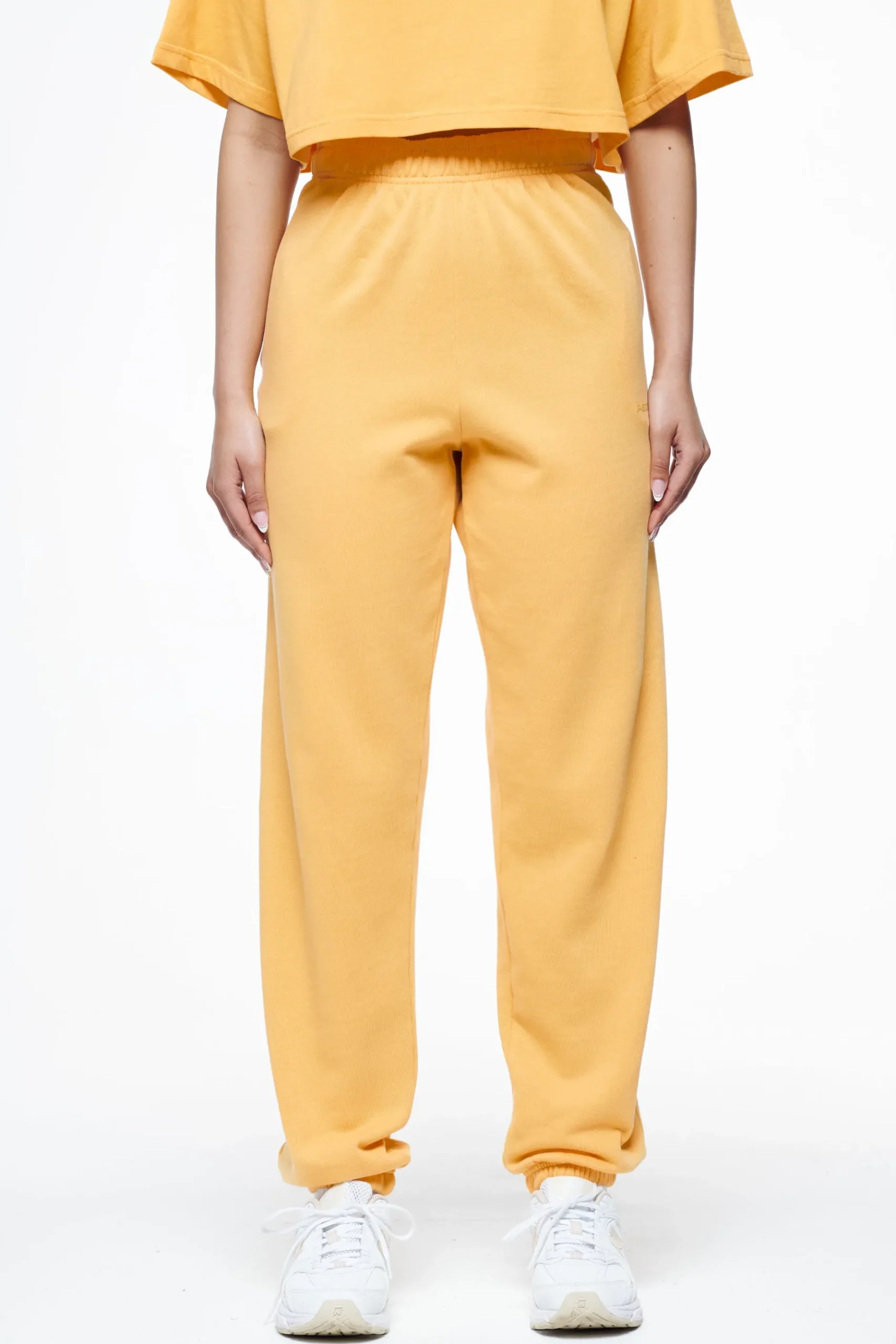 Pegador Pants|Villa High Waisted Sweat Pants Vintage Washed Golden Sun Gum