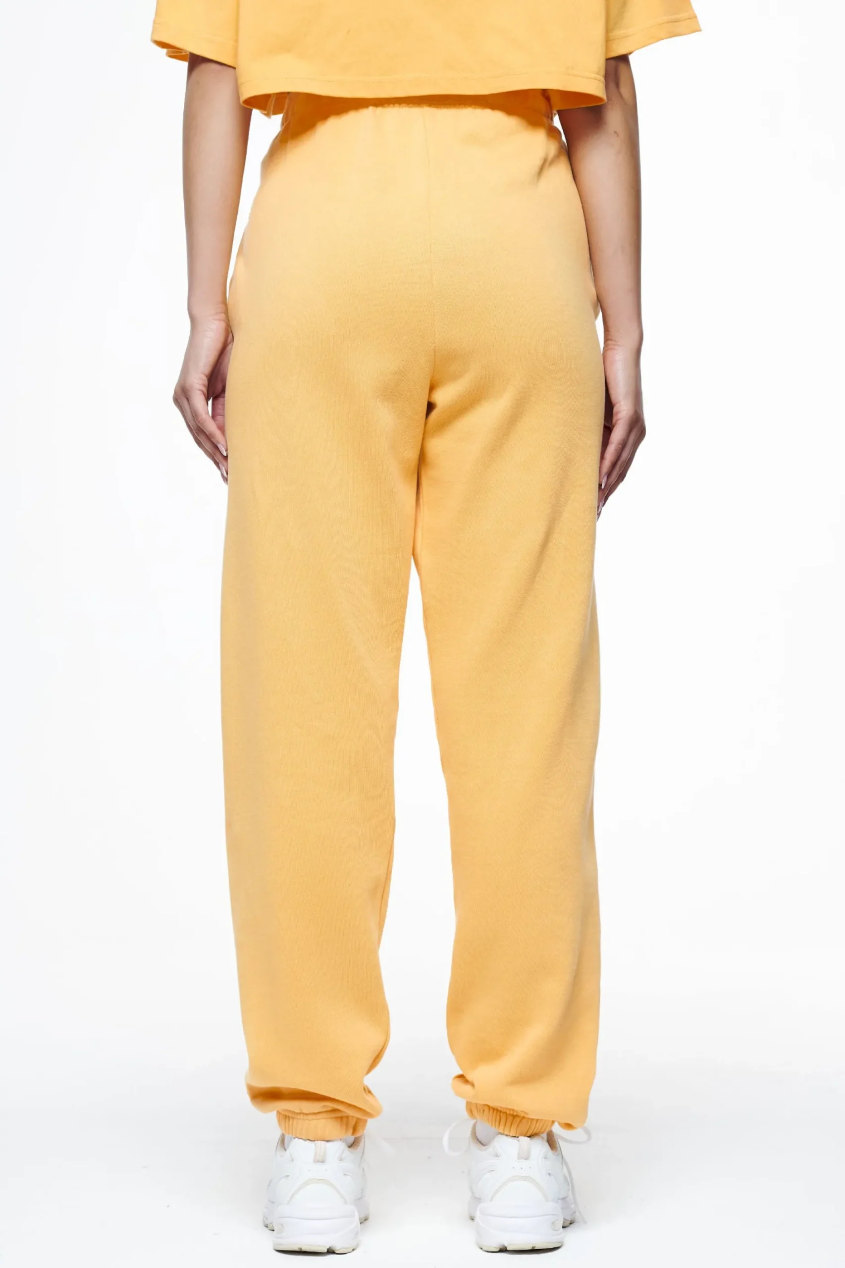 Pegador Pants|Villa High Waisted Sweat Pants Vintage Washed Golden Sun Gum