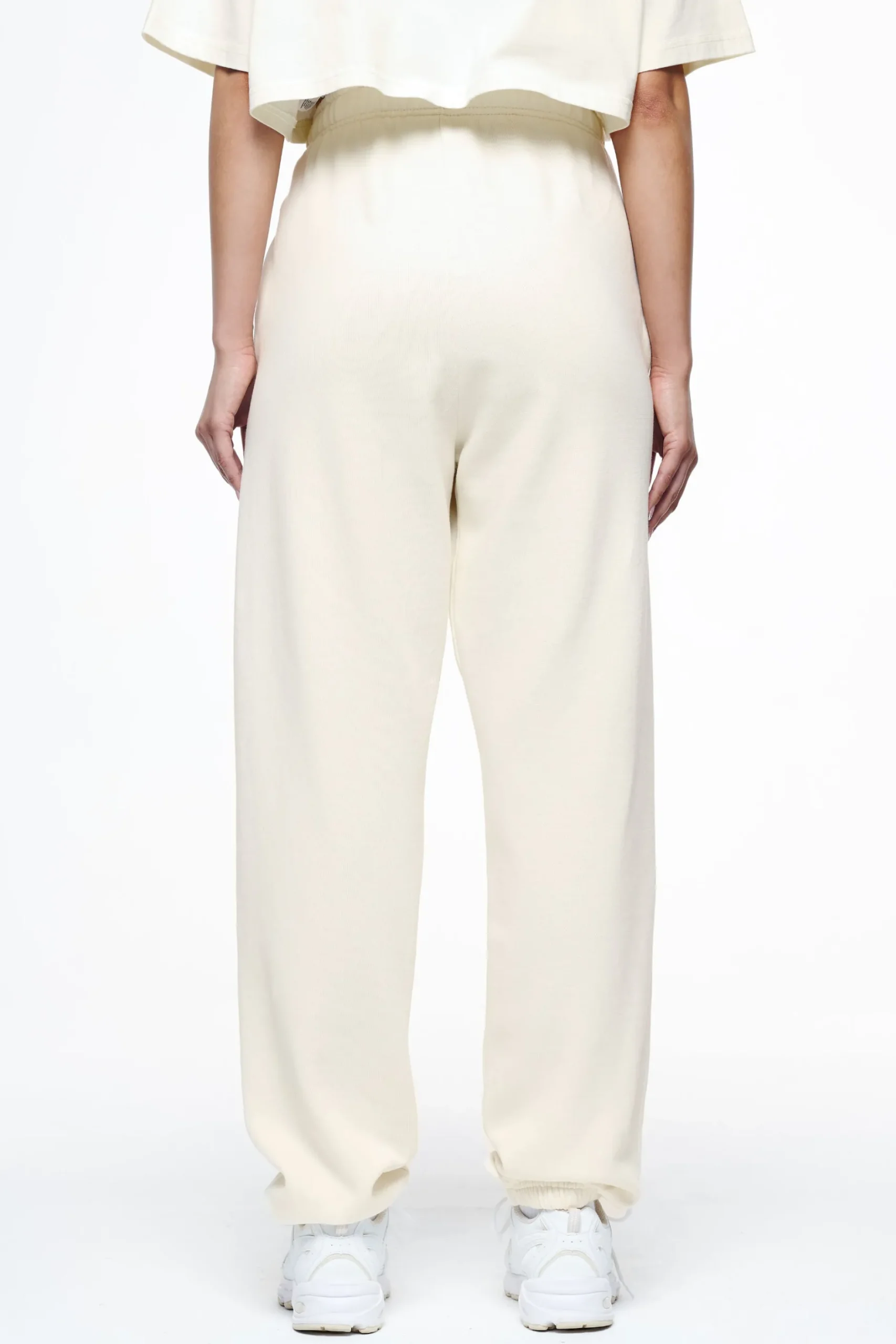 Pegador Pants|Villa High Waisted Sweat Pants Vintage Washed Unbleached Gum