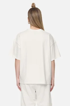 Pegador Tees|Wayruna Heavy Oversized Tee Washed Coconut Milk