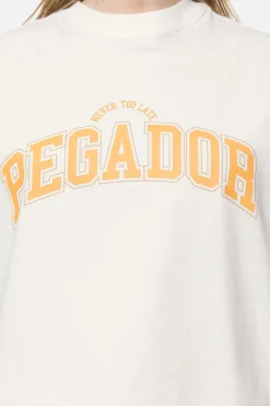Pegador Tees|Wayruna Heavy Oversized Tee Washed Coconut Milk