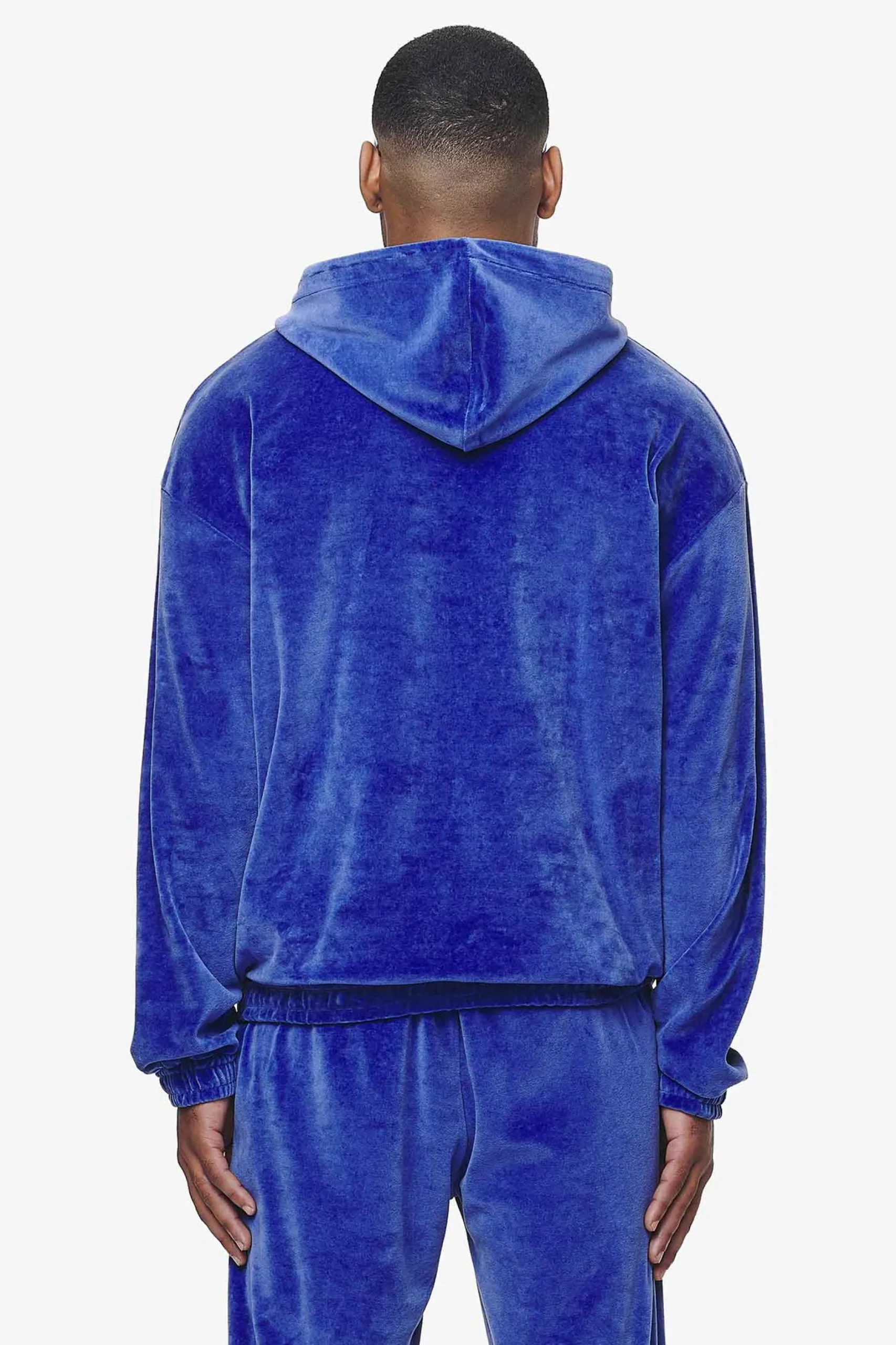 Pegador Hoodies|Weaver Oversized Velour Jacket Magic Violet