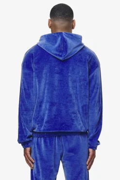 Pegador Hoodies|Weaver Oversized Velour Jacket Magic Violet