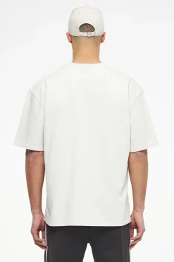 Pegador Tees|West Oversized Tee Vintage Washed Angels Cream