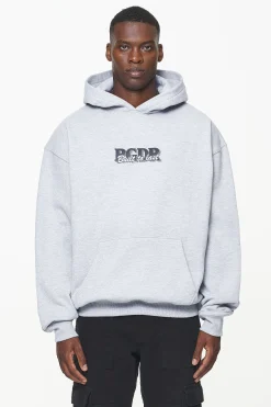 Pegador Hoodies|Whitley Oversized Hoodie Grey Melange