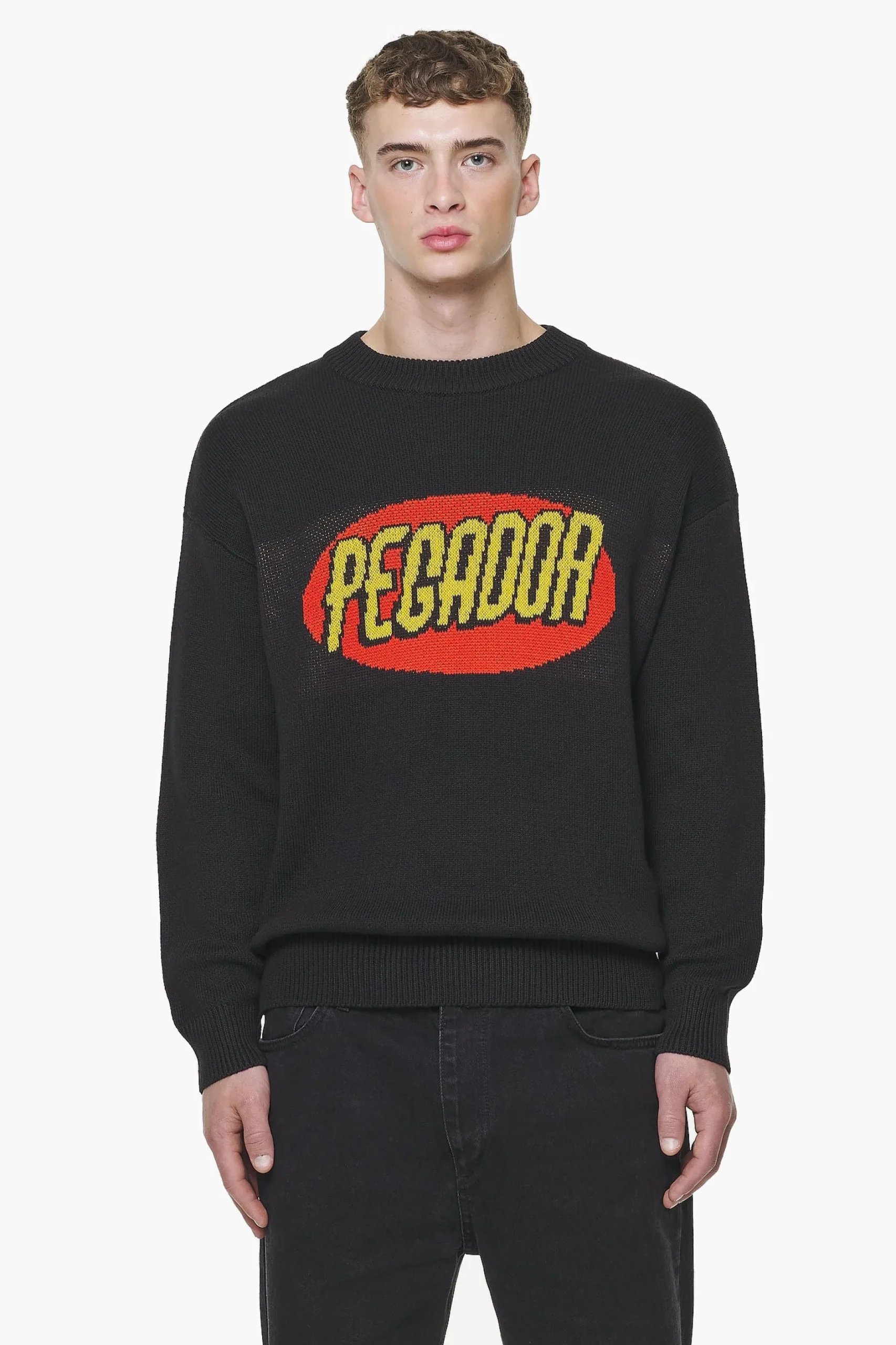 Pegador Sweaters|Knitwear|Winser Knit Sweater Onyx Black