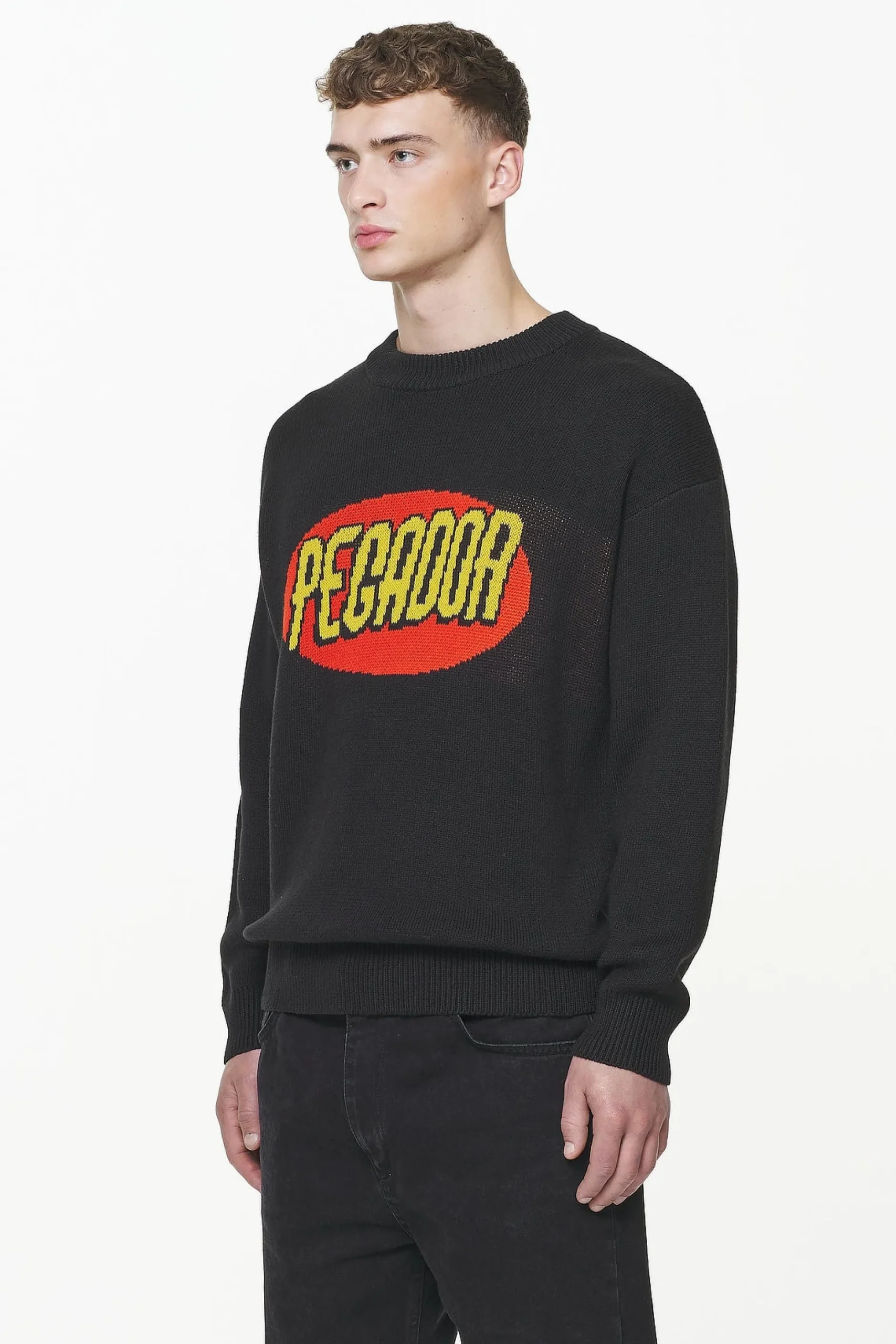 Pegador Sweaters|Knitwear|Winser Knit Sweater Onyx Black