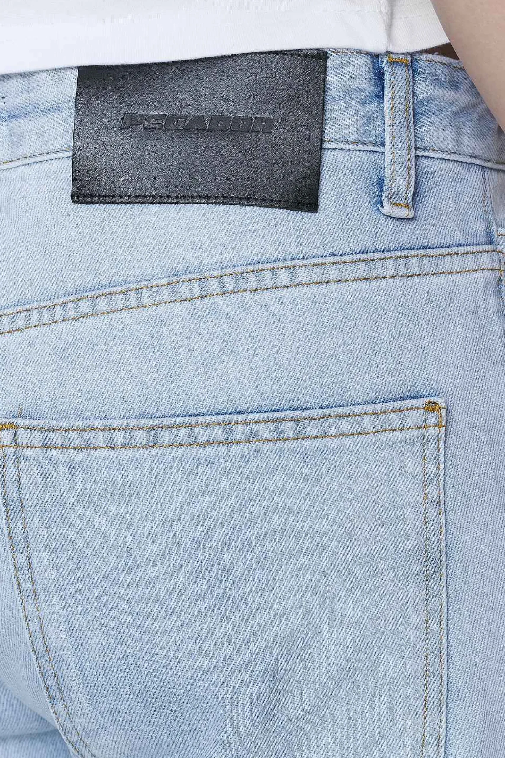 Pegador Jeans|Withy Distressed Ankle Jeans Washed Light Blue
