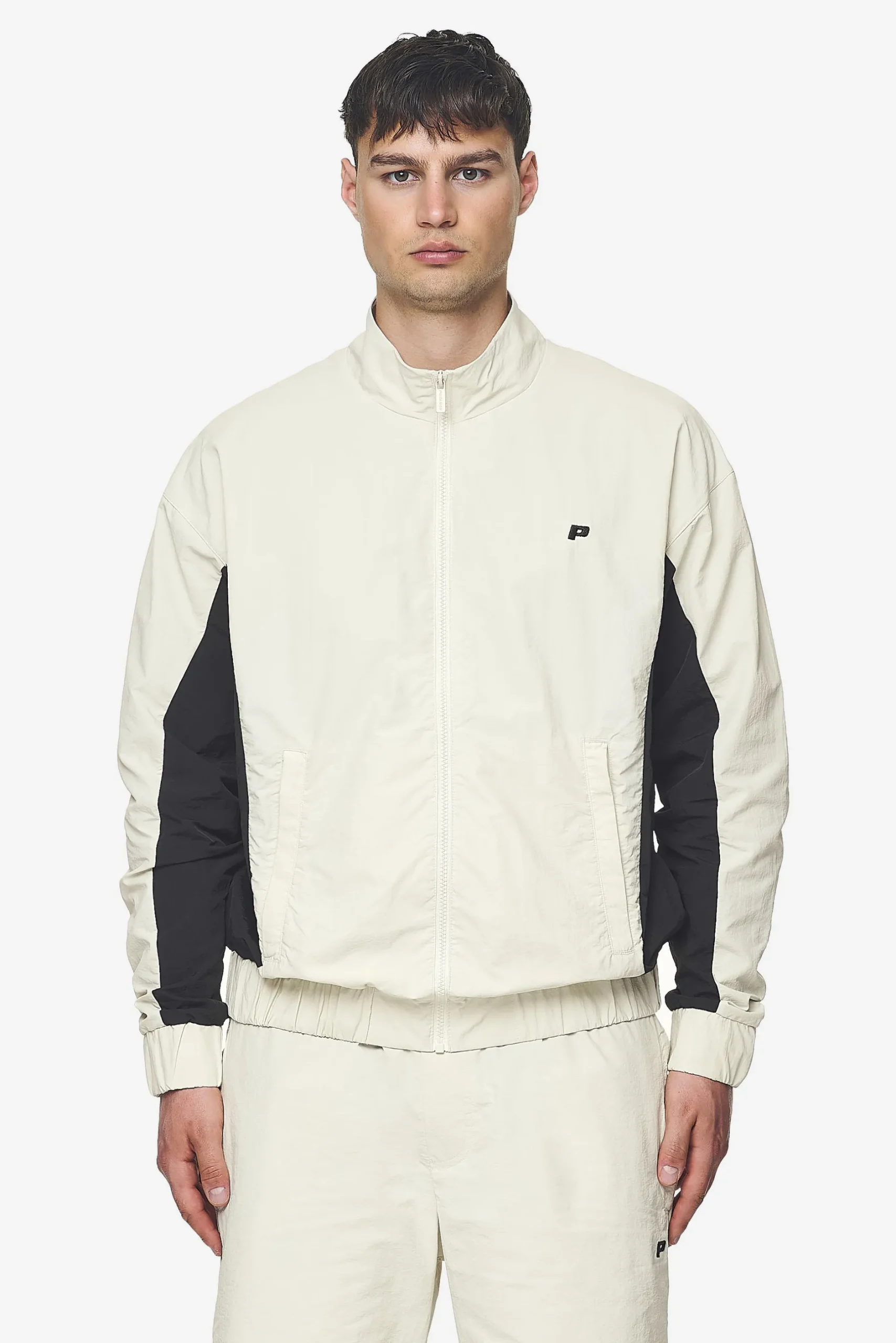 Pegador Track Jackets|Wolsey Track Jacket Salty Cream Black