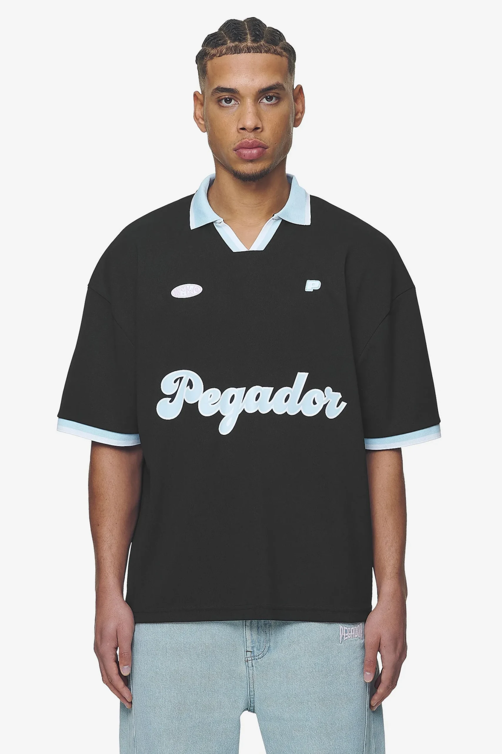 Pegador Tees|Worden Boxy Trikot Black