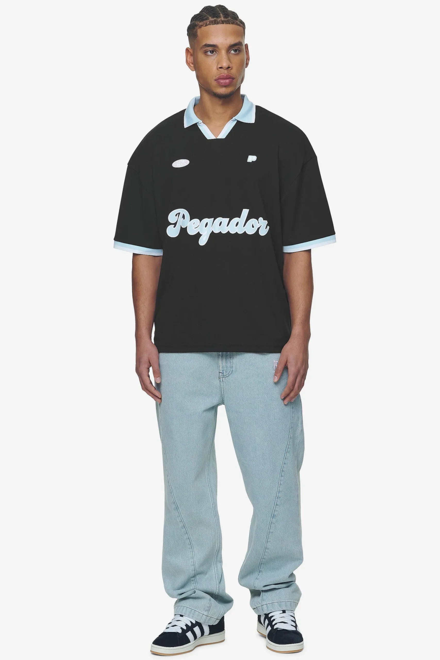 Pegador Tees|Worden Boxy Trikot Black