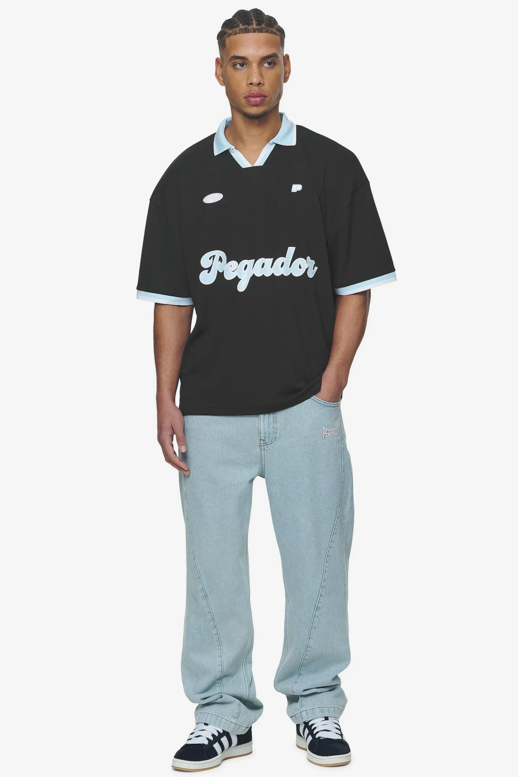 Pegador Tees|Worden Boxy Trikot Black