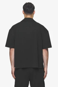 Pegador Shirts|Wyton Structured Summer Shirt Black