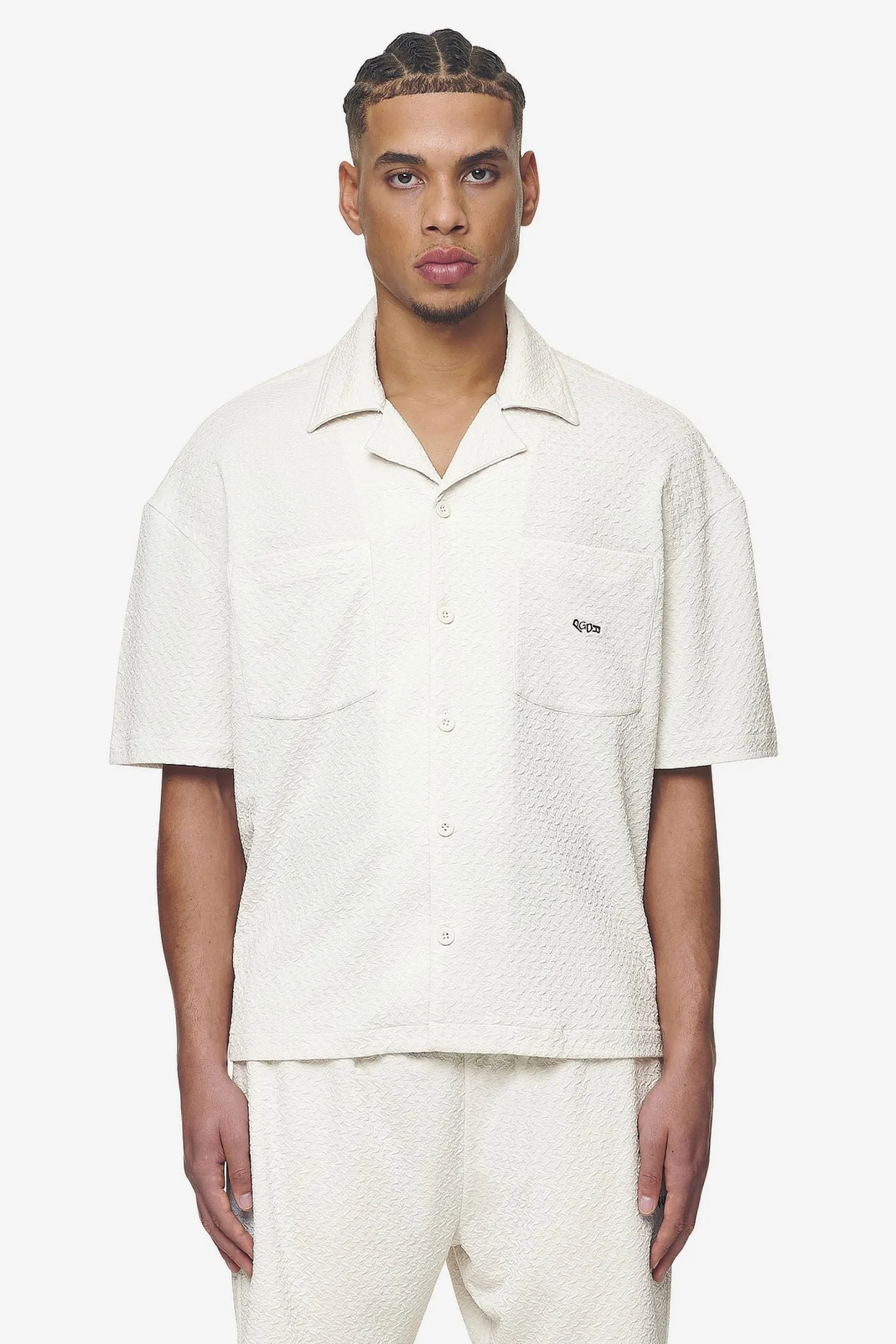 Pegador Shirts|Wyton Structured Summer Shirt Salty cream