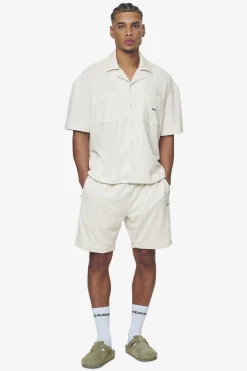 Pegador Shorts|Wyton Structured Summer Shorts Salty cream
