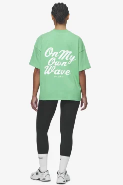 Pegador Tees|Yebra Heavy Oversized Tee Washed peppermint green
