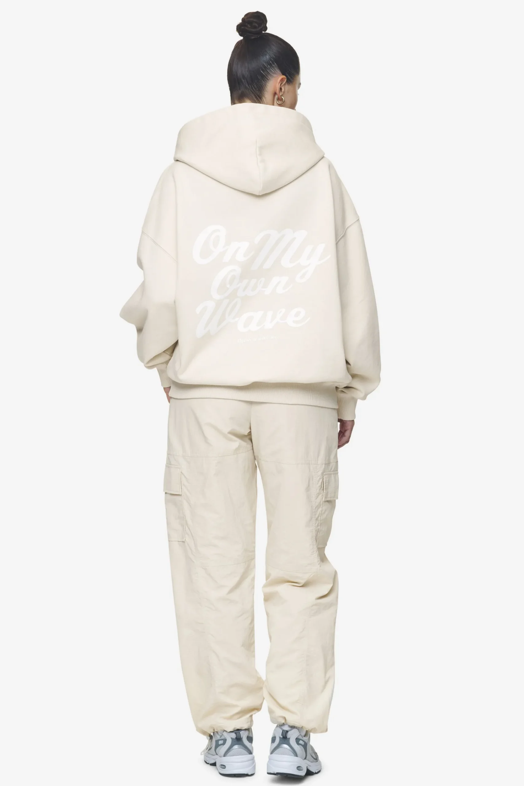 Pegador Hoodies|Yebra Oversized Hoodie Washed Coast Sand