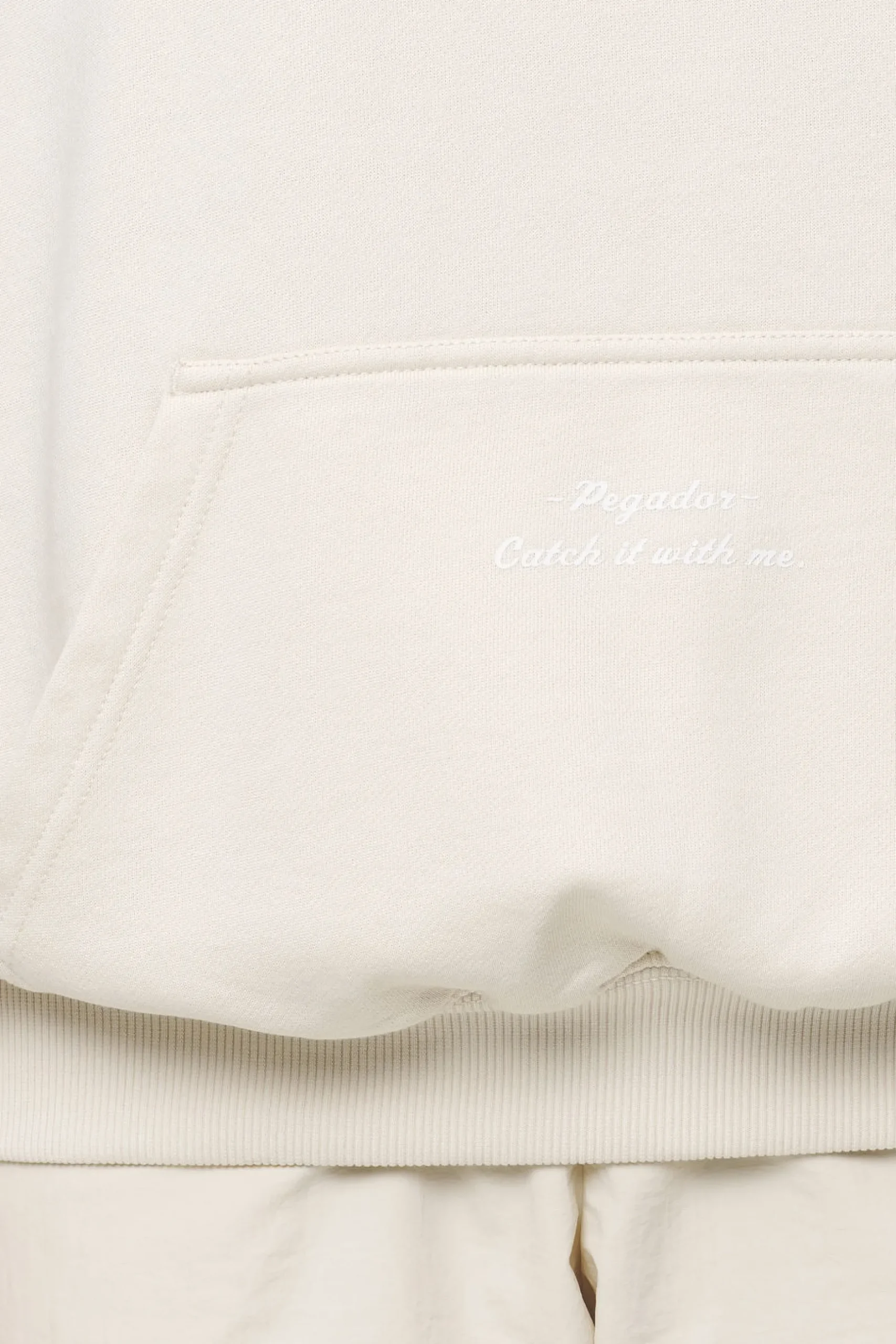 Pegador Hoodies|Yebra Oversized Hoodie Washed Coast Sand