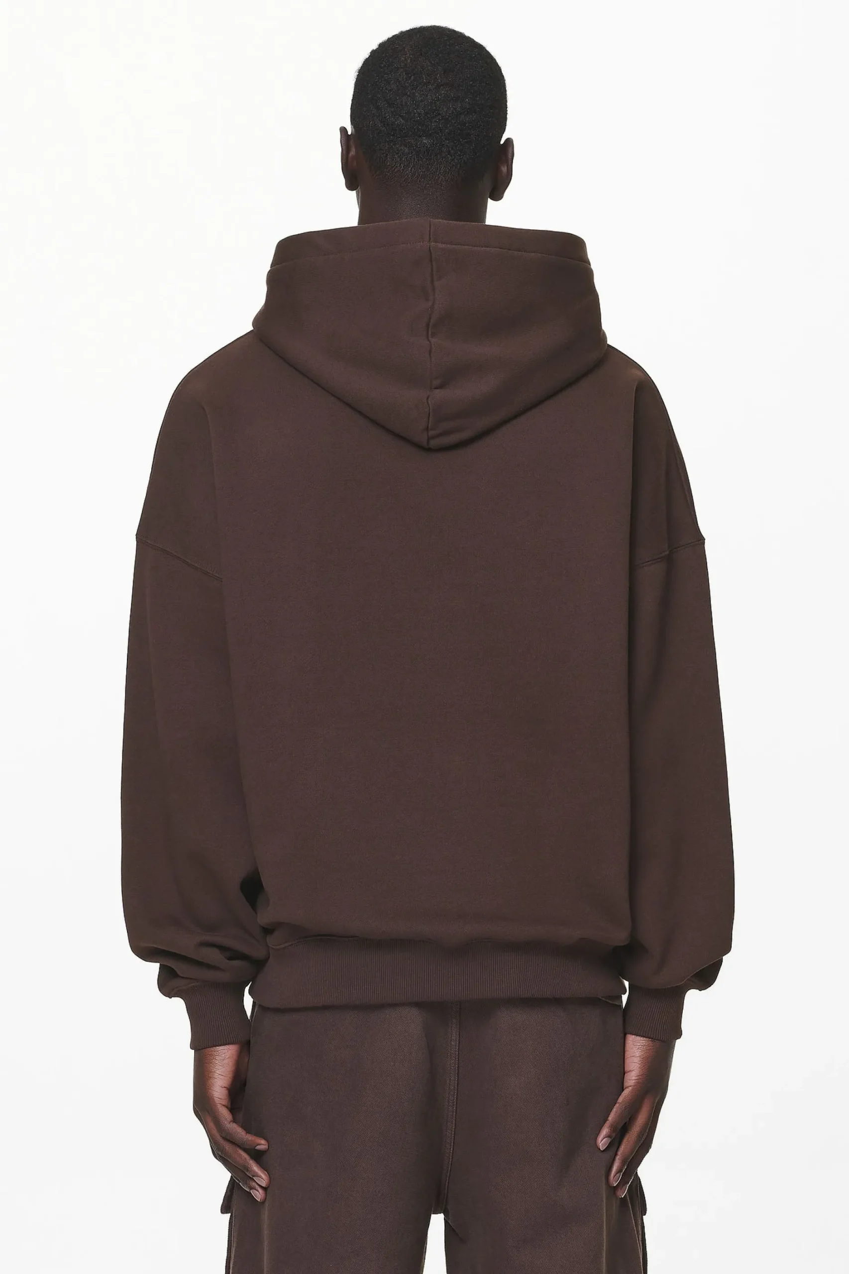 Pegador Hoodies|Zero Boxy Hoodie Washed Oak Brown