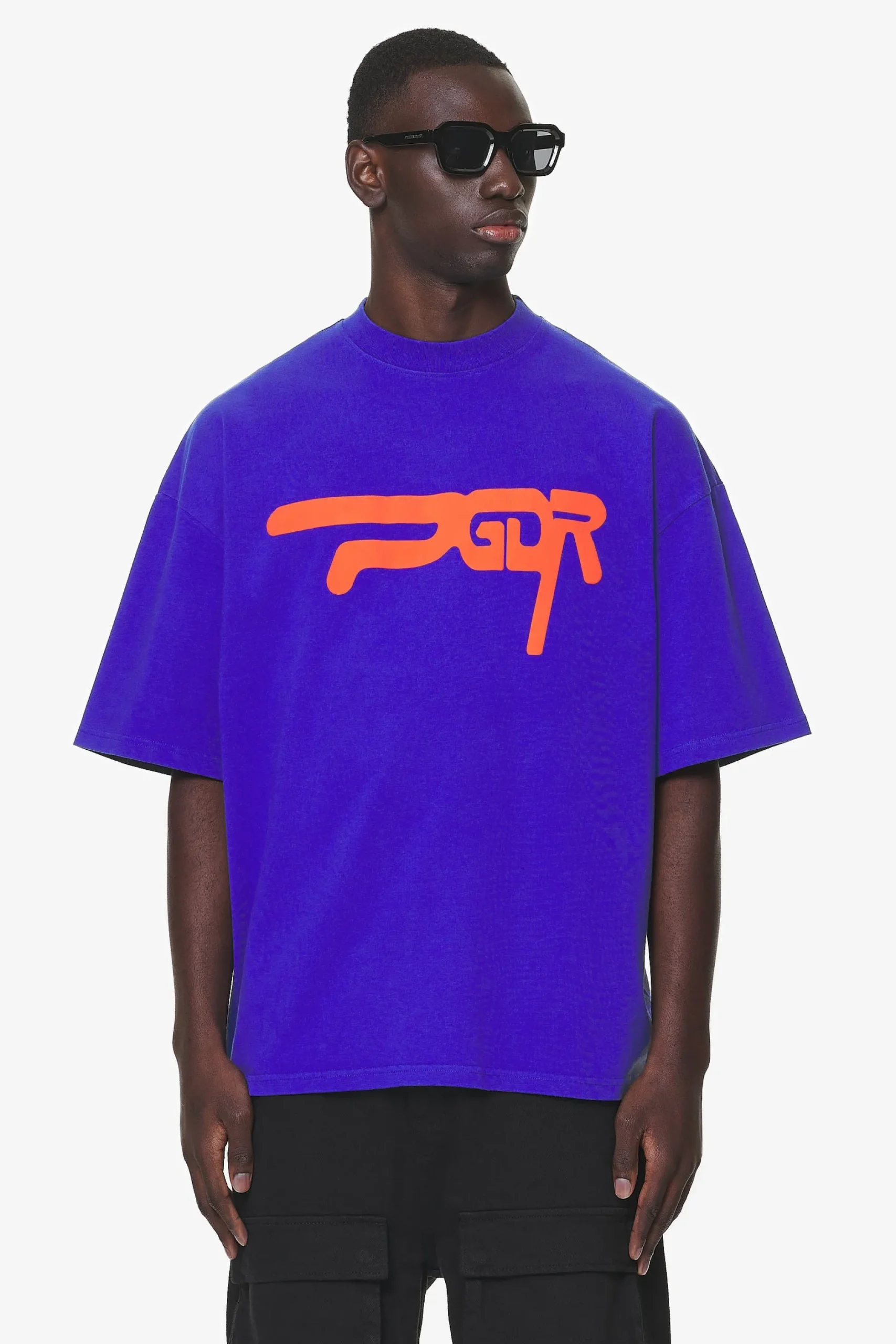 Pegador Tees|Zero Boxy Tee Washed Endless Blue